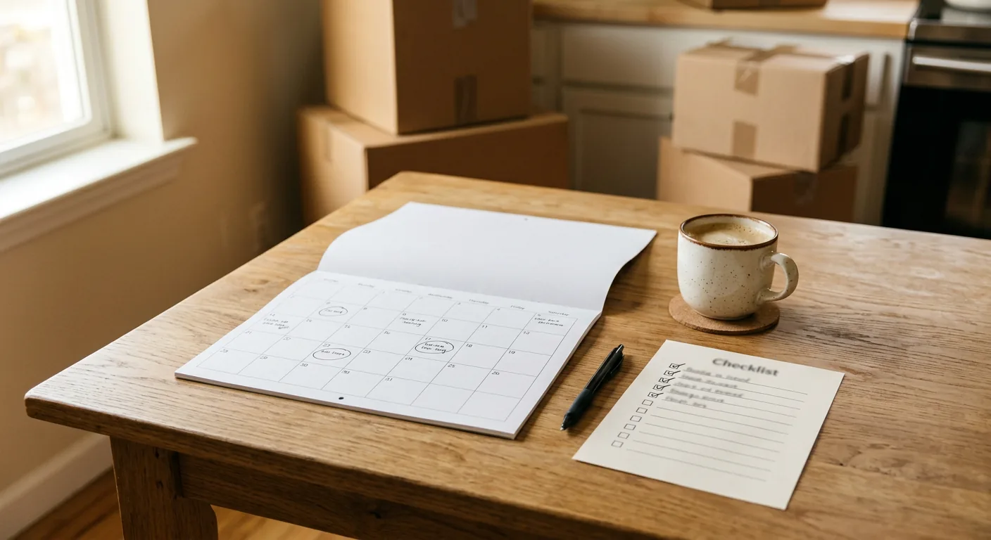 Planning checklist and calendar for home buying timeline