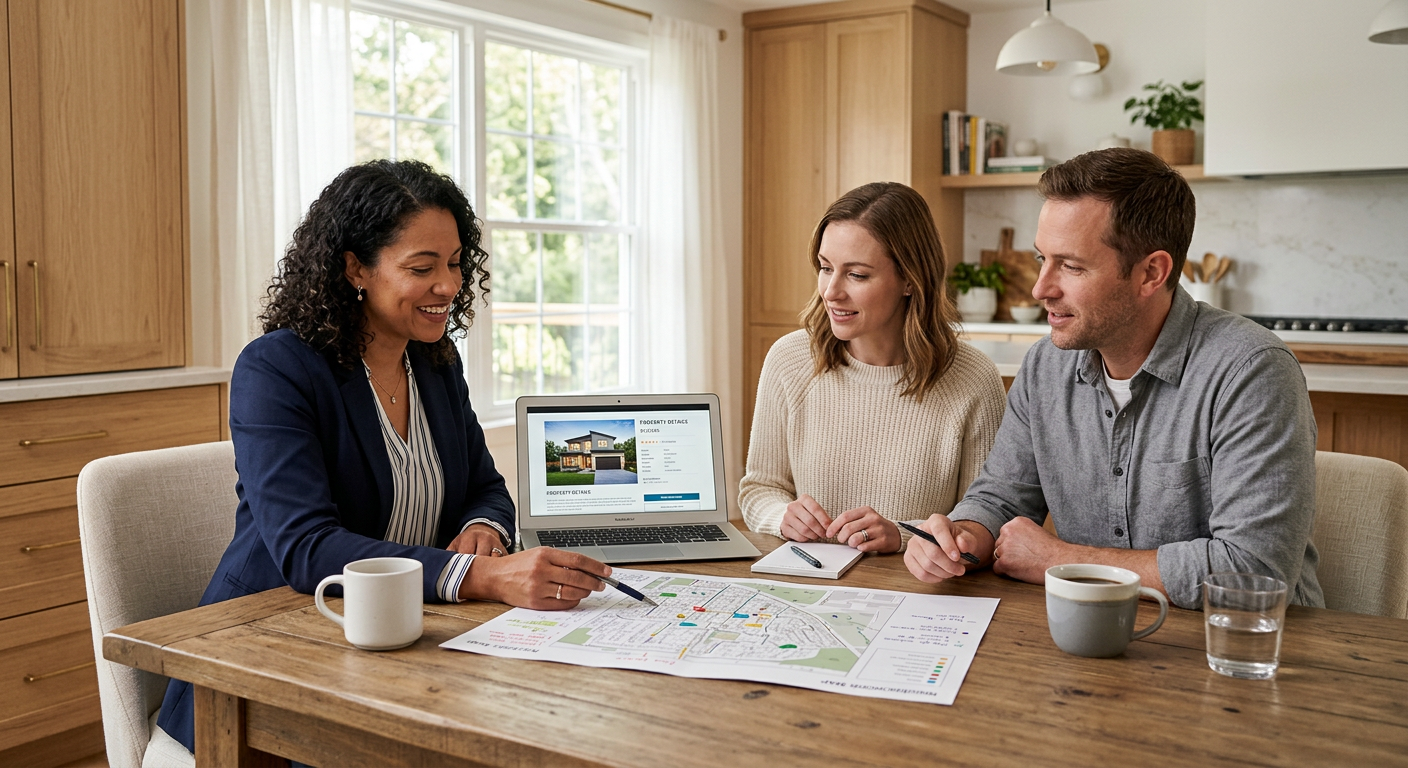 Buyer consultation with Collingwood agent